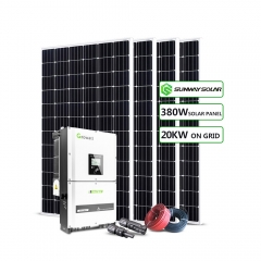 Pilsiz 20kw şebeke güneş enerjisi sistemi