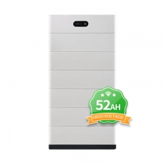 Solar PV Pil Depolama 51.2V 100ah 200ah Ev için İstiflenebilir Yenilenebilir Enerji Pil Depolama