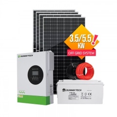 Kendi Kendine Yeterli Ev Gücü için Hepsi Bir Arada 3,5KW 5,5kW Güneş Enerjisi Depolama Paketi