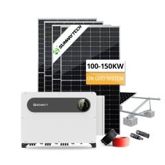 WiFi İzlemeli 100-150kW Konutsal Şebekeye Bağlı Güneş Sistemi Kiti