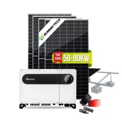 Tüm Ev için 50-80KW Güneş Paneli Kiti - WiFi ile Şebekeye Bağlı